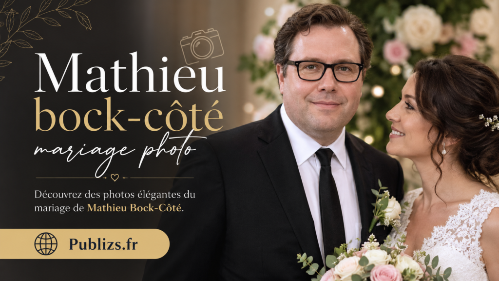 Mathieu bock-côté mariage photo analyse complète visibilité médiatique et enjeux de l’image publique