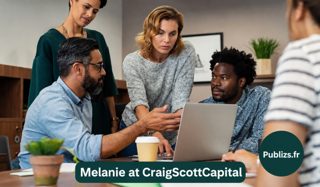 Melanie at CraigScottCapital influence expertise et impact dans l’univers de la finance numérique